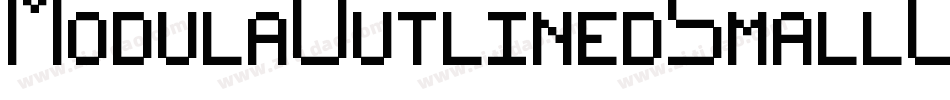 ModulaOutlinedSmallCaps Regular字体转换